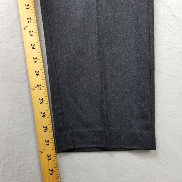 Banana Republic Pants Mens Gray Tapered Soft Virgin Wool Vitale Flannel 120's - Picture 5 of 13